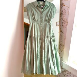 *NWT* Bohme Boutique Sage Button-down Dress